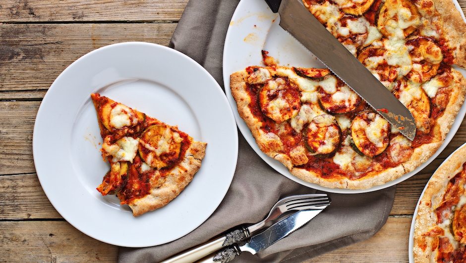 Vegan Pepperoni Pizza Contentedness Cooking