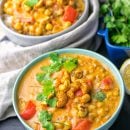 Lentil Chickpea Yellow Curry