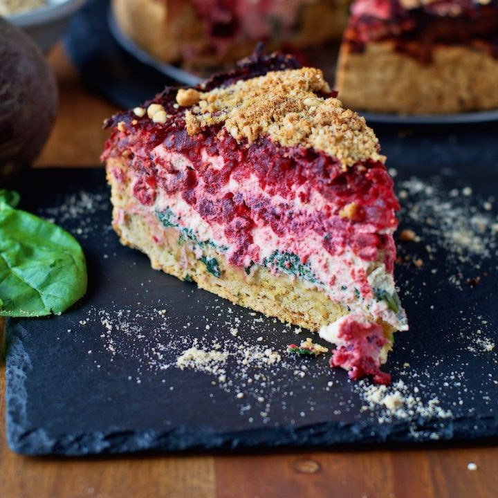 Beet and Spinach Tarte