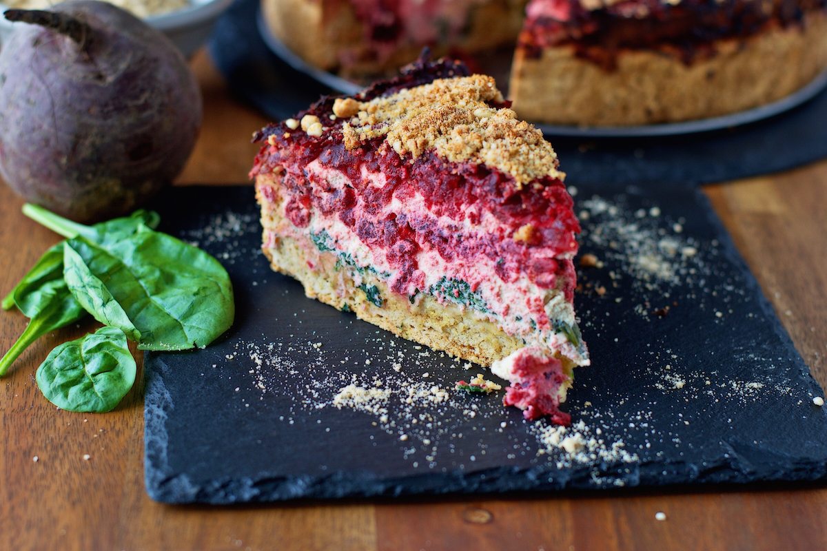 Beet and Spinach Tart Contentedness Cooking