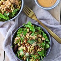 High Protein Salad #vegan #glutenfree www.contentednesscooking.com