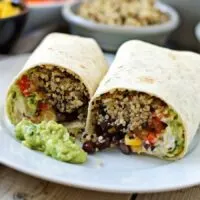 Mexican Quinoa Wraps #vegan #glutenfree www.contentednesscooking.com