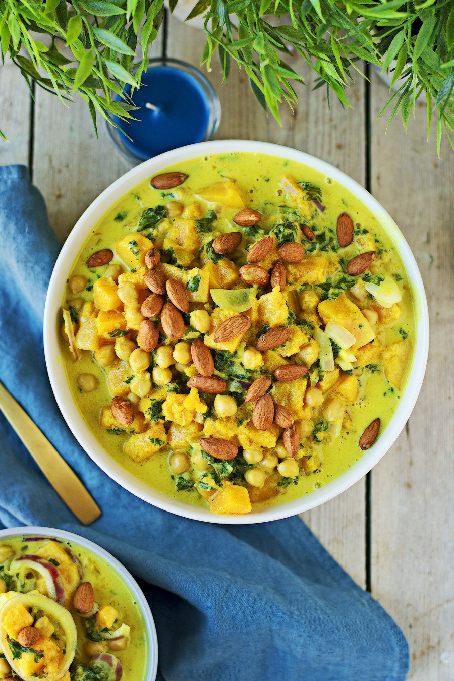 Closeup view on the Butternut Squash Soup