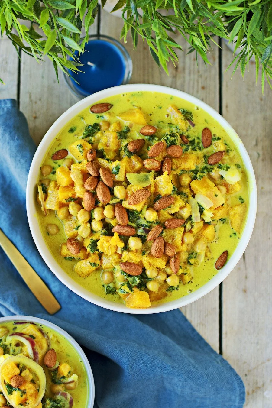 Closeup view on the Butternut Squash Soup