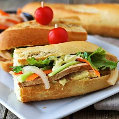 Vegan Banh Mi #vegan #glutenfree www.contentednesscooking.com