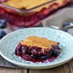Easy Blueberry Cobbler | #vegan #glutenfree #dessert contentednesscooking.com