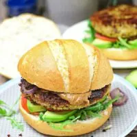 Veggie Burger with Cauliflower #vegan #glutenfree www.contentednesscooking.com