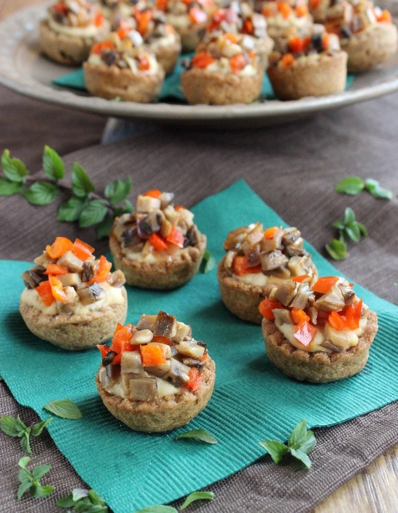 Make Ahead Vegan Cookbook: Garlic Hummus Stuffed Mini Cups