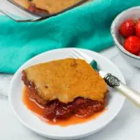 Vegan Strawberry Cobbler | #vegan #glutenfree www.contentednesscooking.com