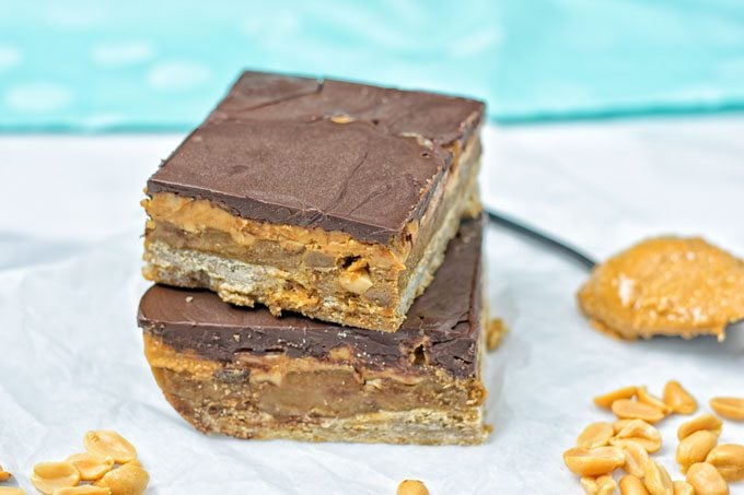 Vegan Snickers Bars.