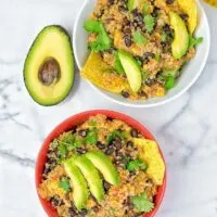 Quinoa Taco Salad | #vegan #glutenfree #contentednesscooking