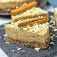 Cinnamon White Chocolate Cheesecake | #vegan #glutenfree www.contentednesscooking.com