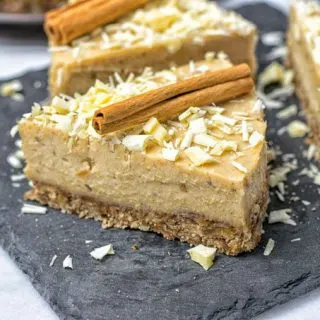 Cinnamon White Chocolate Cheesecake | #vegan #glutenfree www.contentednesscooking.com