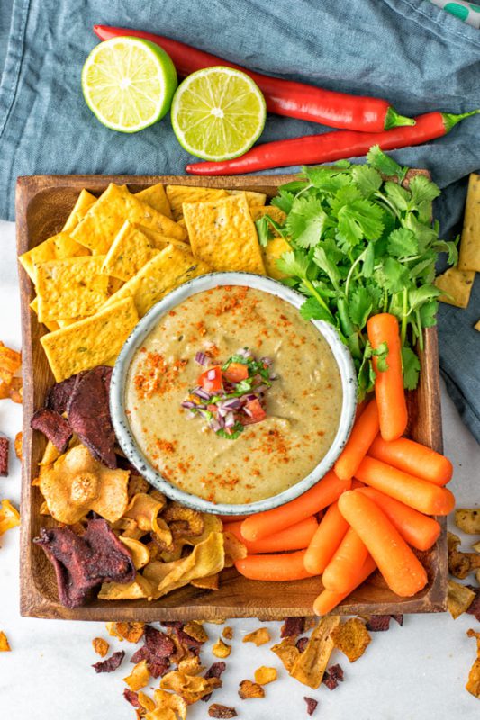 Mexican Cheese Dip [vegan, gf] Contentedness Cooking