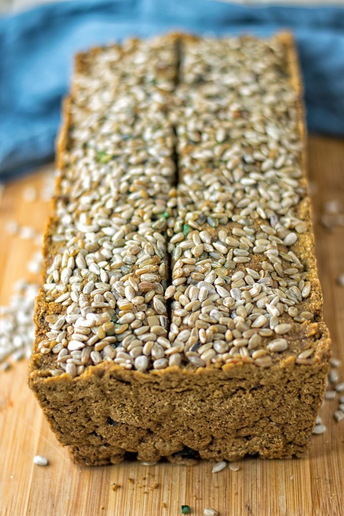 Olive Chickpea Flour Bread | #vegan #glutenfree #contentednesscooking