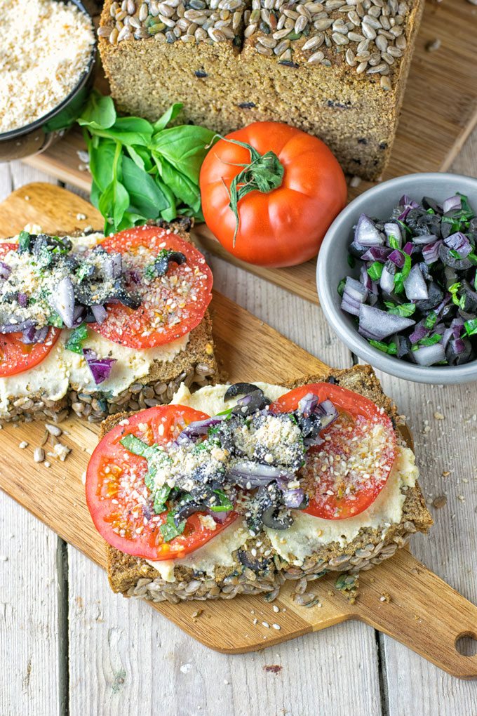 Olive Chickpea Flour Bread | #vegan #glutenfree #contentednesscooking