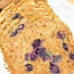 Gluten-Free Blueberry Bread | #vegan #glutenfree #contentednesscooking #plantbased #dairyfree #soyfree