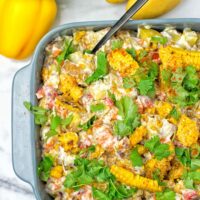 Mexican Street Corn Potato Salad | #vegan #glutenfree #contentednesscooking #plantbased #dairyfree