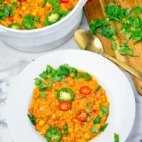 Moroccan Chickpea Lentil Soup Harira | #vegan #glutenfree #contentednesscooking #plantbased #dairyfree #soyfree