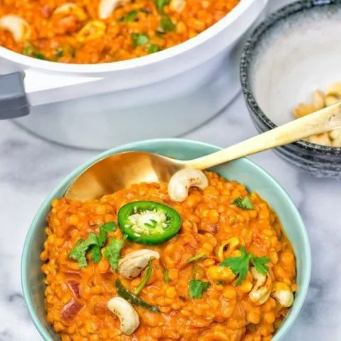 One Pot Red Lentil Dal | #vegan #glutenfree #contentednesscooking #plantbased #dairyfree #soyfree