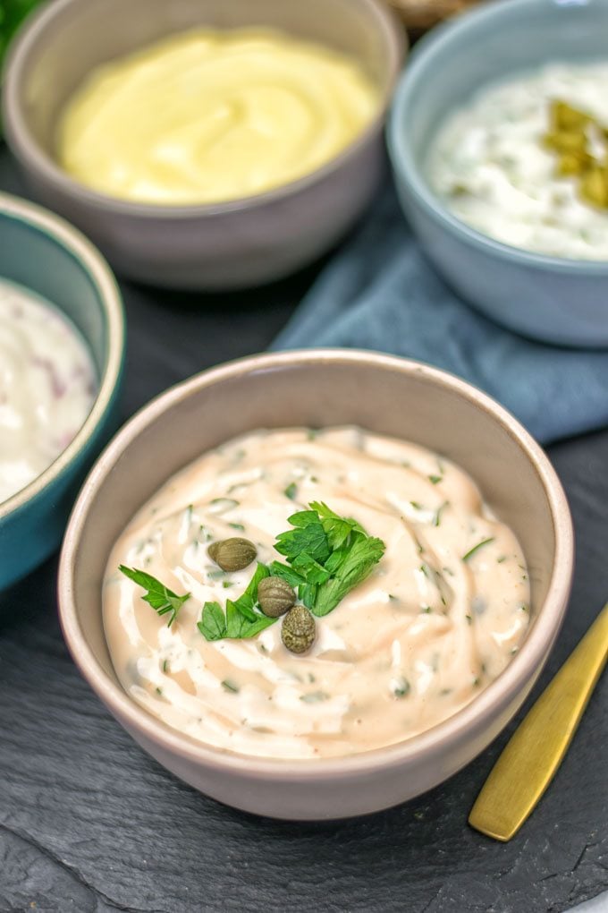 Vegan Tartar Sauce | #vegan #glutenfree #contentednesscooking #plantbased #glutenfree #dairyfree