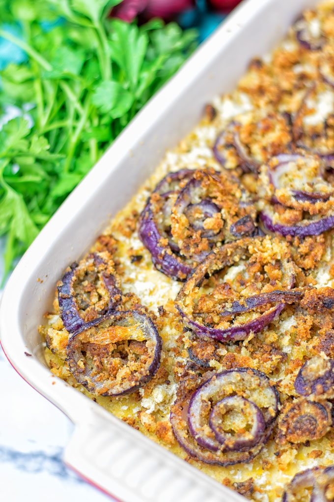 Chickpea Mash Green Bean Casserole