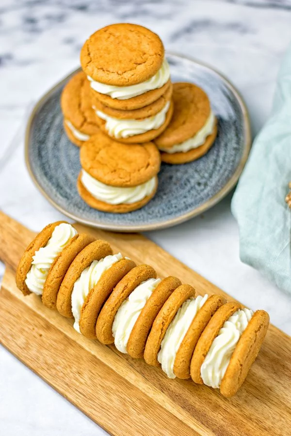 Whoopie Pie Ginger Cookies #vegan #glutenfree #contentednesscooking