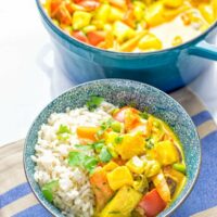 Coconut Cream Pineapple Curry | #vegan #glutenfree #contentednesscooking