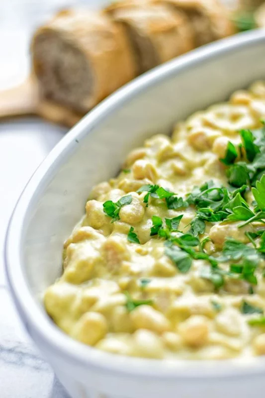 Sweet Mustard Baked Beans | #vegan #contentednesscooking #glutenfree 