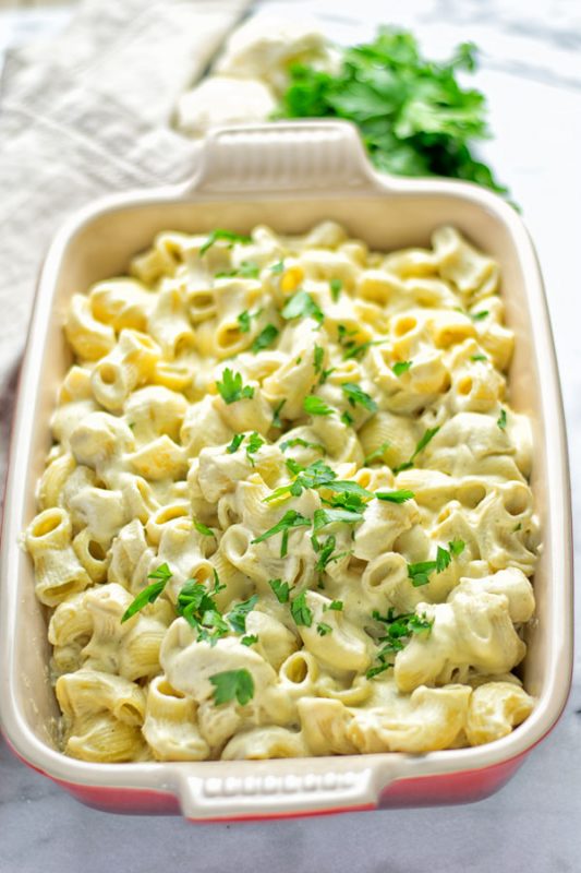 Cauliflower Mac & Cheese | #vegan #glutenfree #contentednesscooking