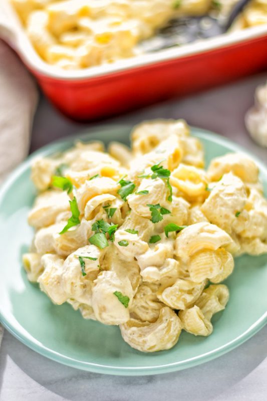 Cauliflower Mac & Cheese | #vegan #glutenfree #contentednesscooking