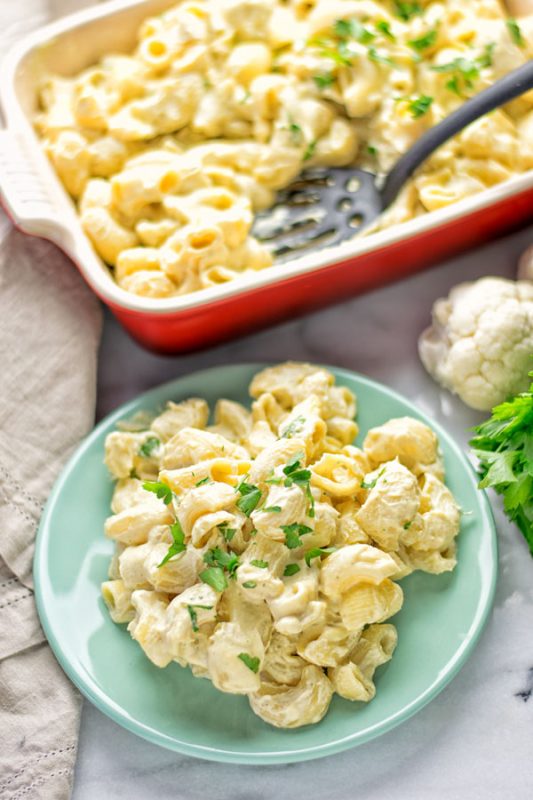 Cauliflower Mac & Cheese | #vegan #glutenfree #contentednesscooking