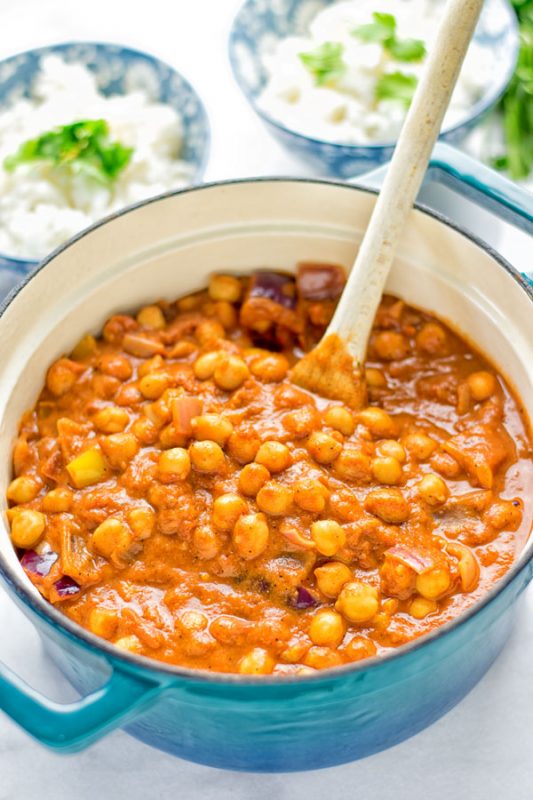 Chickpea Tikka Masala | #vegan #glutenfree #contentednesscooking