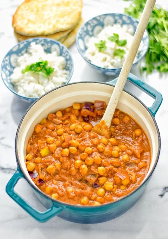 Chickpea Tikka Masala | #vegan #glutenfree #contentednesscooking