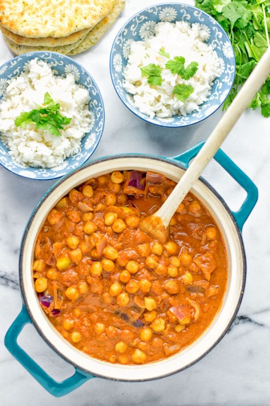 Chickpea Tikka Masala | #vegan #glutenfree #contentednesscooking