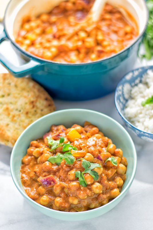 Chickpea Tikka Masala | #vegan #glutenfree #contentednesscooking