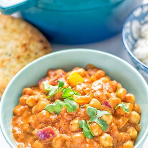 Chickpea Tikka Masala | #vegan #glutenfree #contentednesscooking