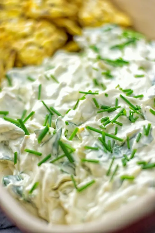 Creamy Spinach Artichoke Dip | #vegan #glutenfree #contentednesscooking