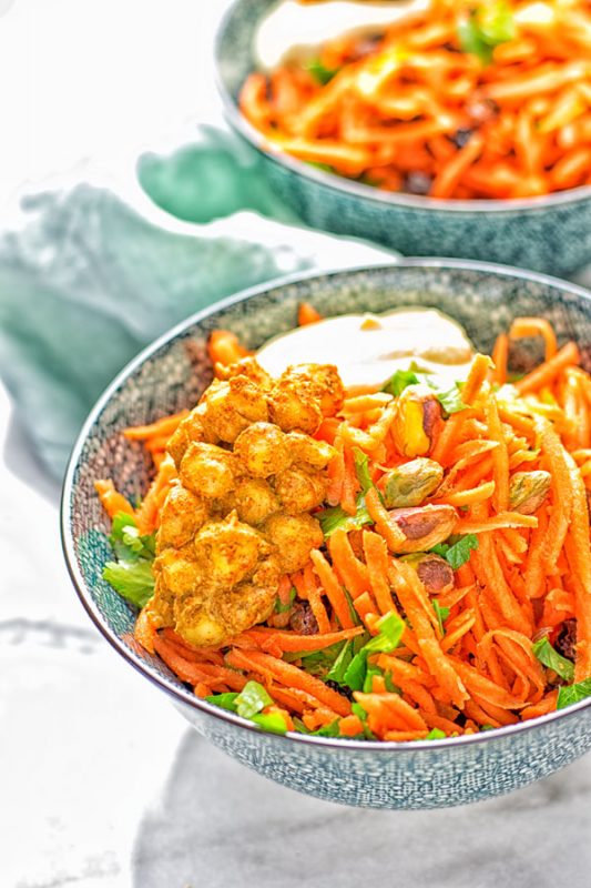 Moroccan Carrot Salad | #vegan #contentednesscooking #glutenfree #salad #carrot 