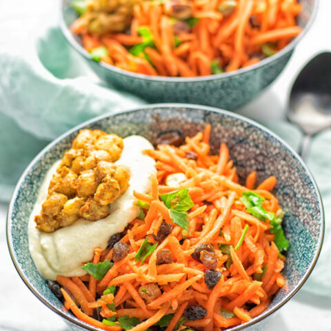 Moroccan Carrot Salad | #vegan #contentednesscooking #glutenfree #salad #carrot