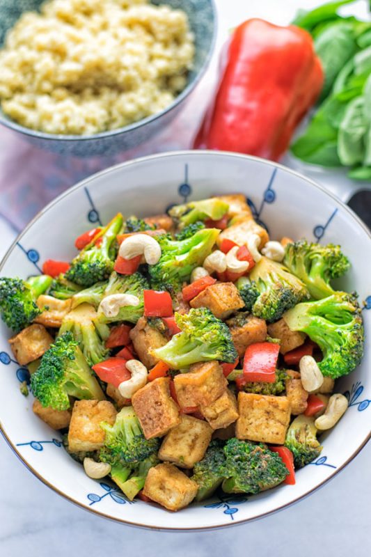 Chinese 5 Spice Tofu Stir Fry | #vegan #contentednesscooking #glutenfree