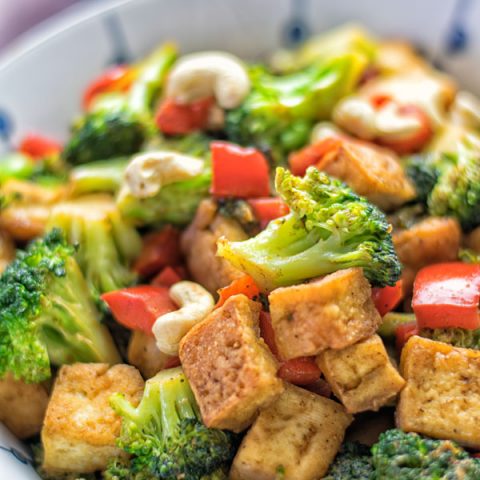 Chinese 5 Spice Tofu Stir Fry | #vegan #contentednesscooking #glutenfree