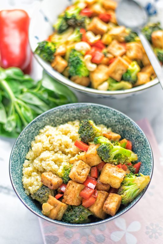 Chinese 5 Spice Tofu Stir Fry | #vegan #contentednesscooking #glutenfree