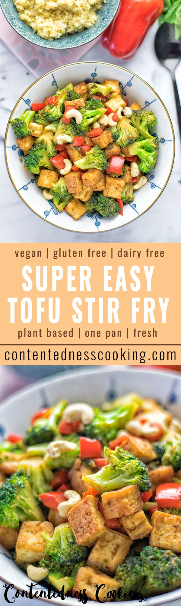 Chinese 5 Spice Tofu Stir Fry | #vegan #contentednesscooking #glutenfree