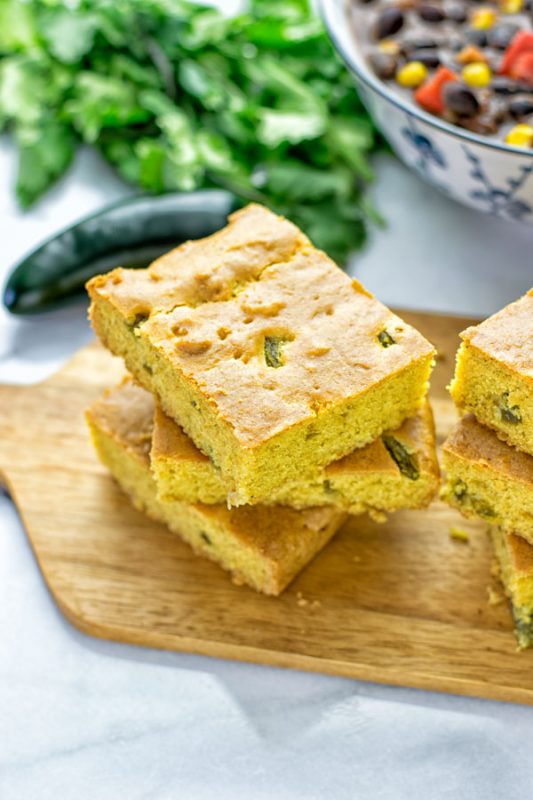 Easy Jalapeno Cornbread | #vegan #glutenfree #contentednesscooking