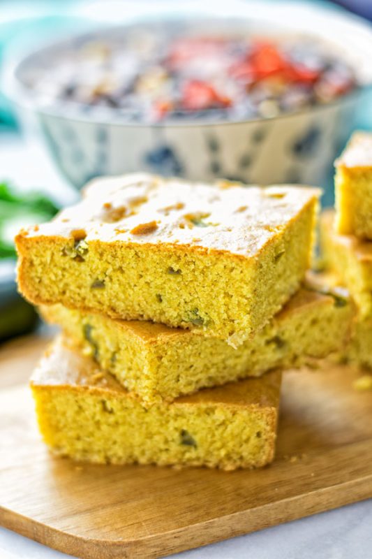 Easy Jalapeno Cornbread | #vegan #glutenfree #contentednesscooking