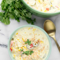 Vegetarian White Chili | #vegan #glutenfree #contentednesscooking