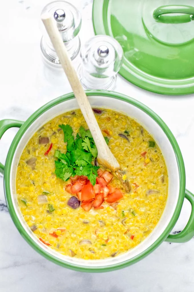 Indian Yellow Split Pea Soup (Dal Tadka) | #vegan #glutenfree #contentednesscooking #soup