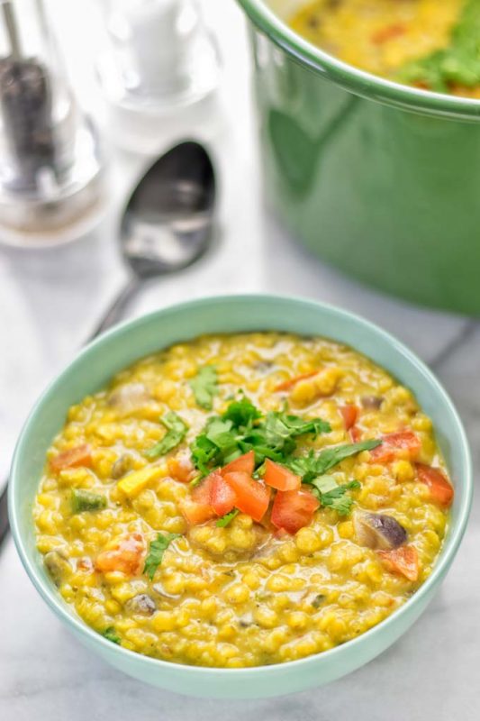 Indian Yellow Split Pea Soup (Dal Tadka) Contentedness Cooking