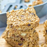 Trail Mix Breakfast Bars | #vegan #glutenfree #contentednesscooking